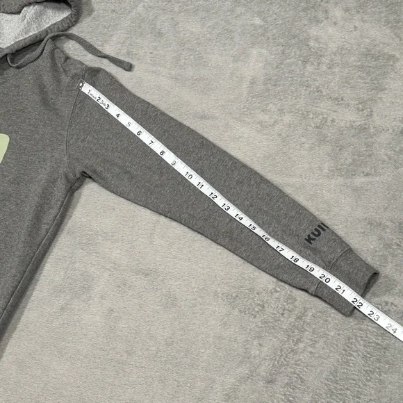 KUIU Hoodie Gray Pullover Hunting Outdoors Sweatshirt Mens S Gorpcore Hiking - Picture 8 of 13